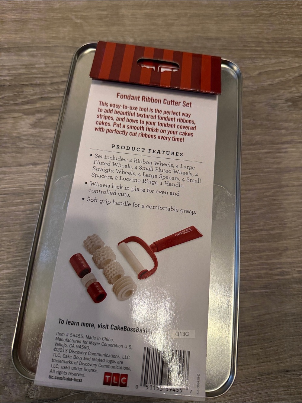 NWT Cake Boss Fondant Ribbon Cutter Set - Picture 2 of 2
